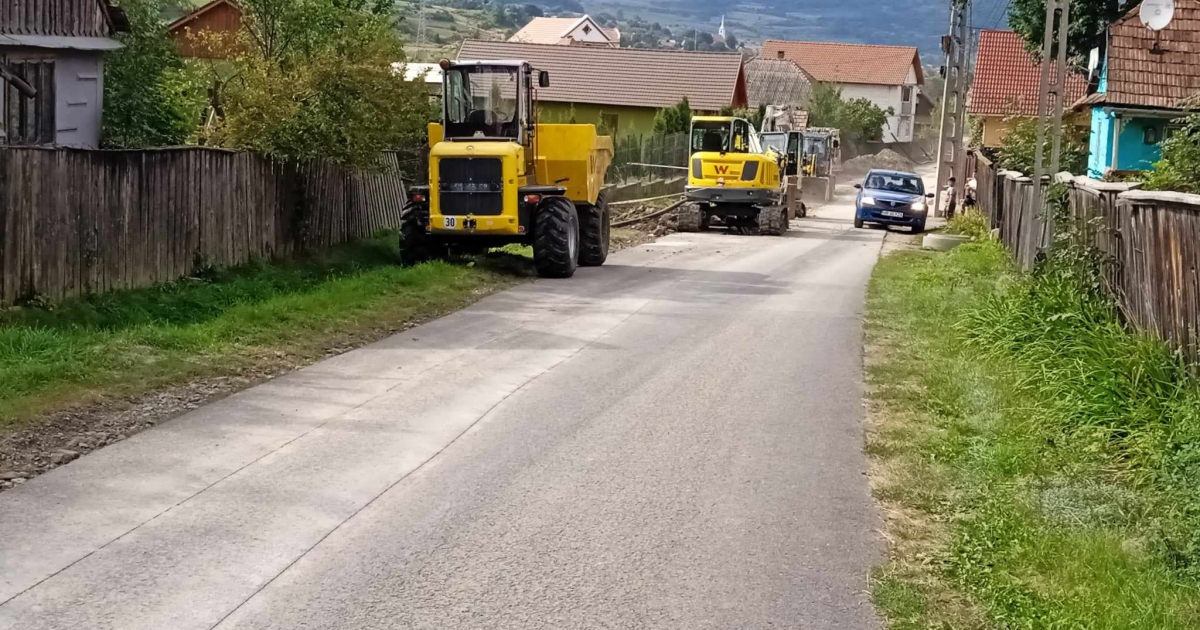 Víz- és szennyvízhálózat Sófalván: a munka zajlik, ám korántsem zökkenőmentes